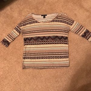 Forever 21 Aztec Print Shirt size S